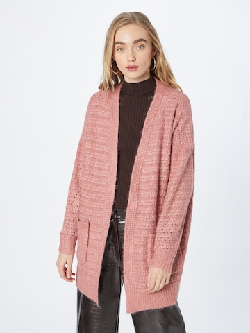 ONLY Knit Cardigan 'NEW CHUNKY' in Pink: front