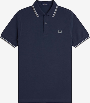T-Shirt Fred Perry en bleu : devant