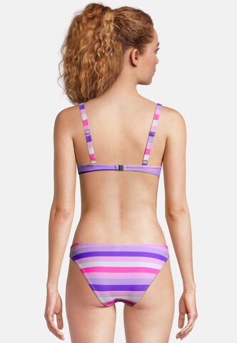 BECO the world of aquasports Bustier Bikini 'Fresh Stripes' in Pink