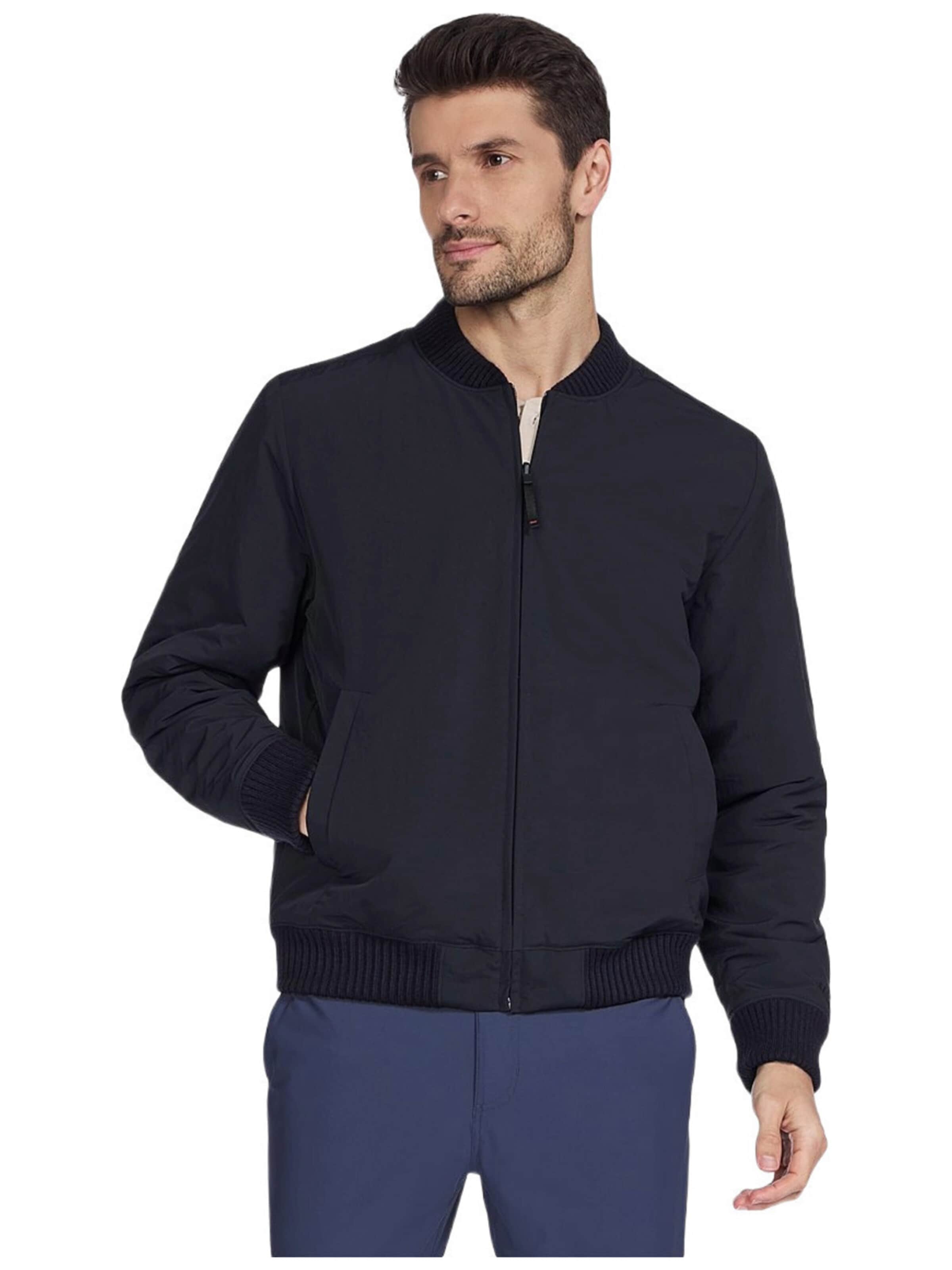 SKECHERS - Chaqueta de entretiempo 'Skechers Alpha Reversible Bomber' en negro