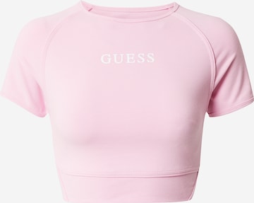 GUESS Shirt 'ALINE' in Pink: front