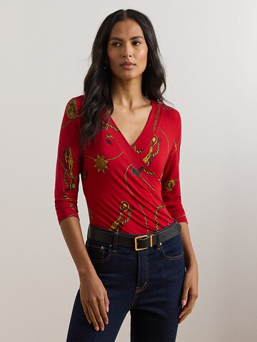 Lauren Ralph Lauren Тениска 'ALAYJA' в червено: отпред