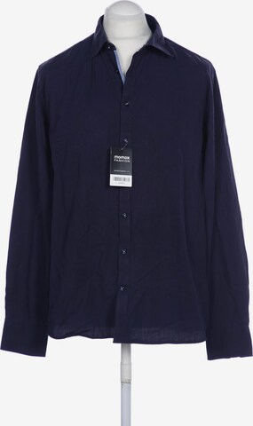 Bruun & Stengade Button Up Shirt in XL in Blue: front