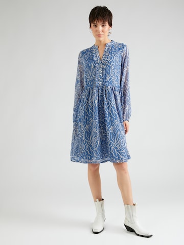 SAINT TROPEZ Shirt Dress 'Valerie' in Blue: front