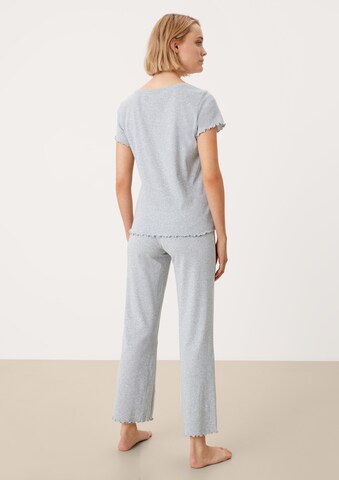 s.Oliver - Camiseta para dormir en gris