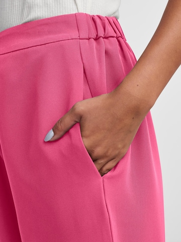 PIECES Wide leg Pants 'PCBOZZY' in Pink