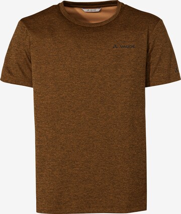 VAUDE Functioneel shirt 'M Essential T' in Bruin: voorkant