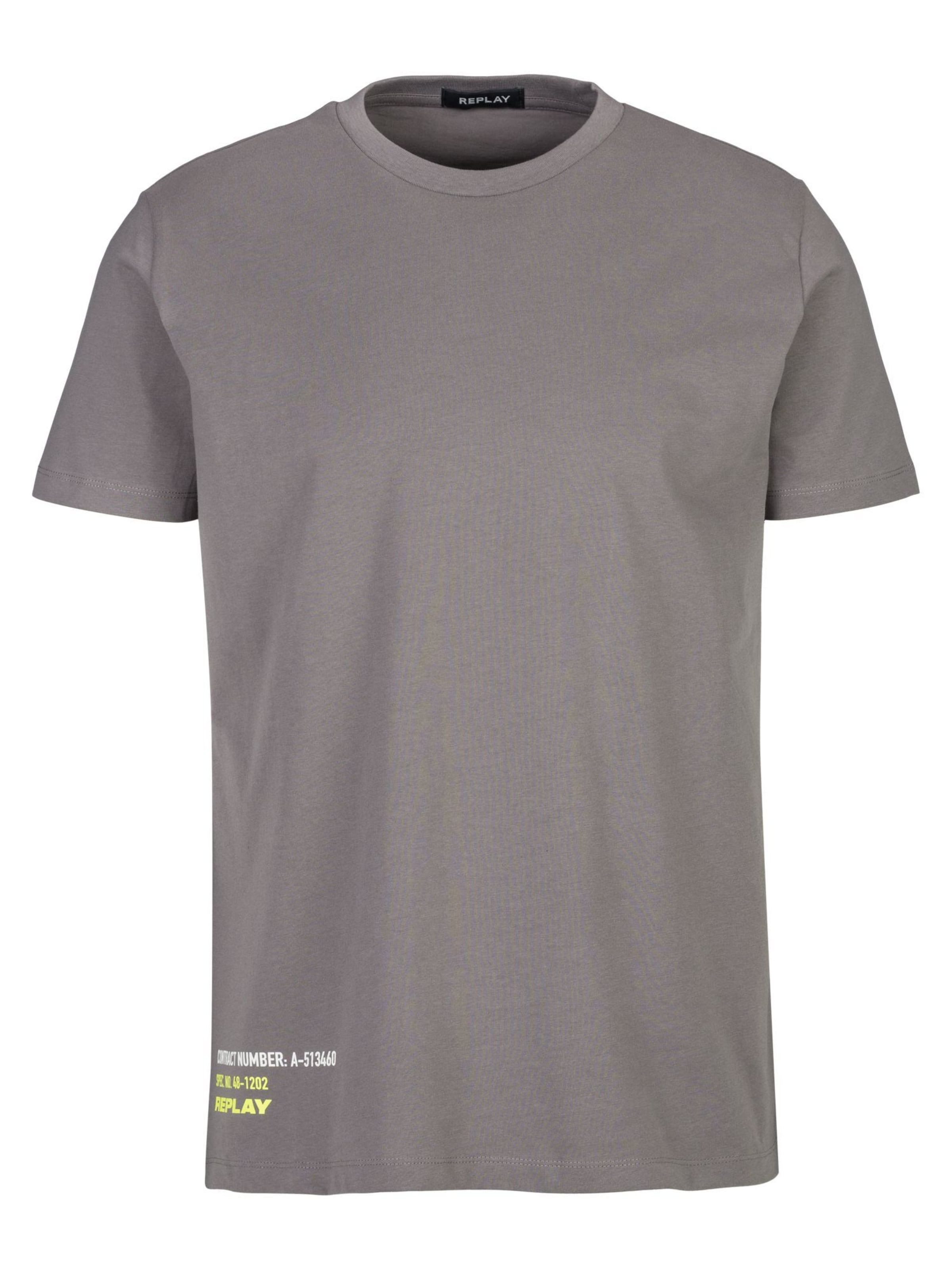 REPLAY T-Shirt in Grau: Vorderseite