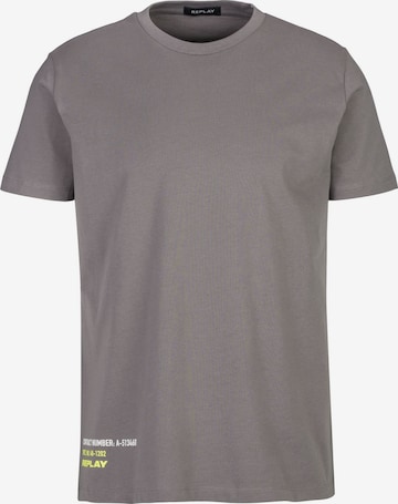 REPLAY T-Shirt in Grau: Vorderseite