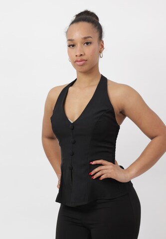 Elara Top in Zwart