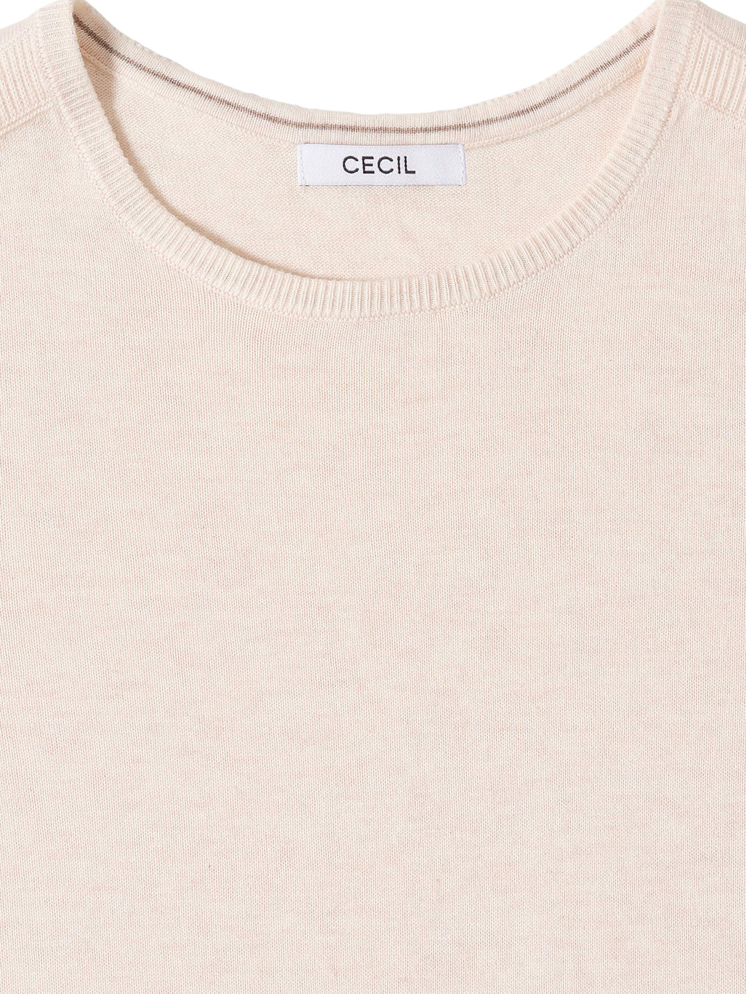 CECIL - Jersey en beige