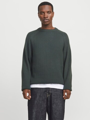JACK & JONES Trui 'JORACE' in Groen: voorkant