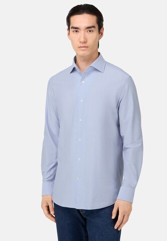 Boggi Milano - Ajuste regular Camisa en azul: frente