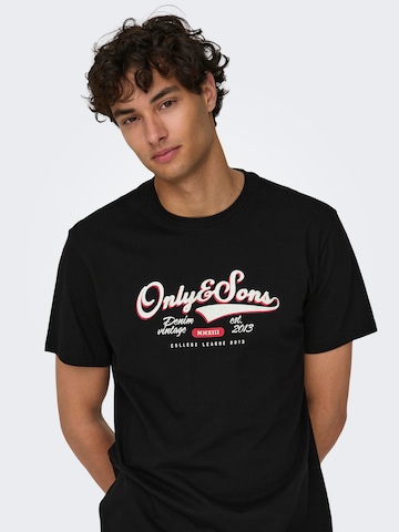 Only & Sons Bluser & t-shirts 'LENNY LIFE' i sort