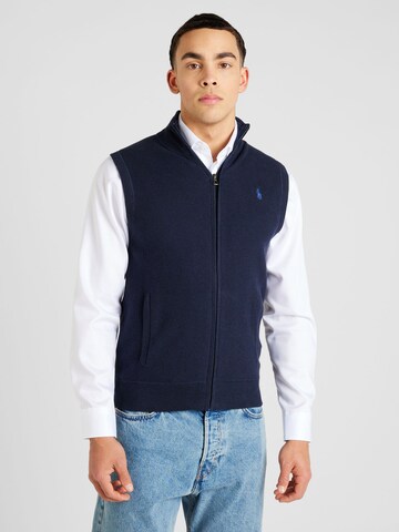 Gilet Polo Ralph Lauren en bleu : devant