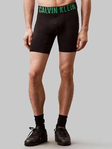 Calvin Klein Sport Skinny Sportbroek in Groen: voorkant