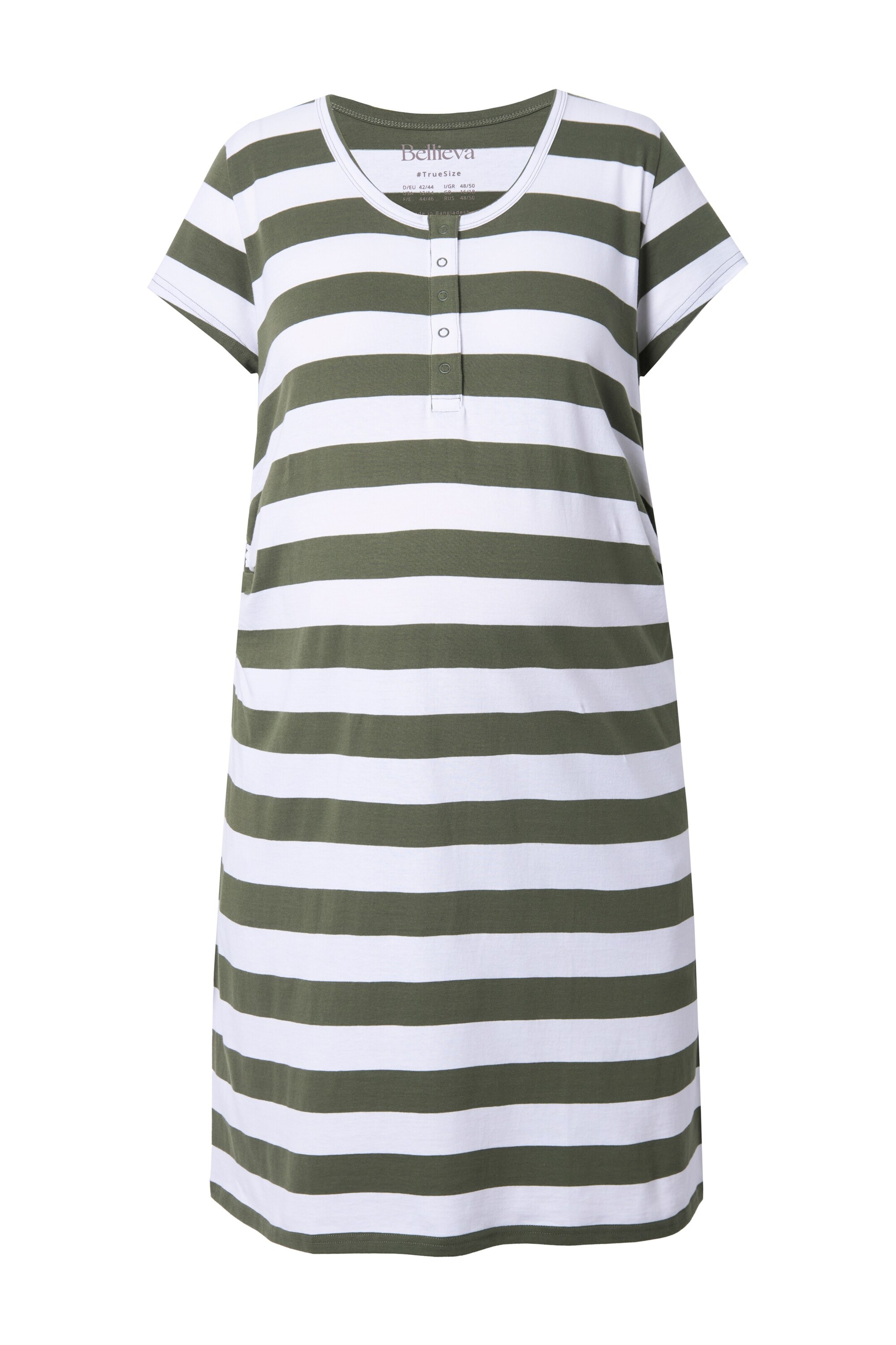 Ulla Popken Nachthemd in Groen: voorkant