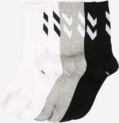Hummel Sportssokker 'CHEVRON' i grå-meleret / sort / hvid, Produktvisning