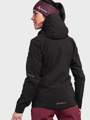 Schöffel Outdoorjas 'Softshell Jacket Kals L' in Zwart