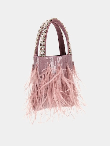 GUESS Handbag 'Misea mit Federn' in Pink