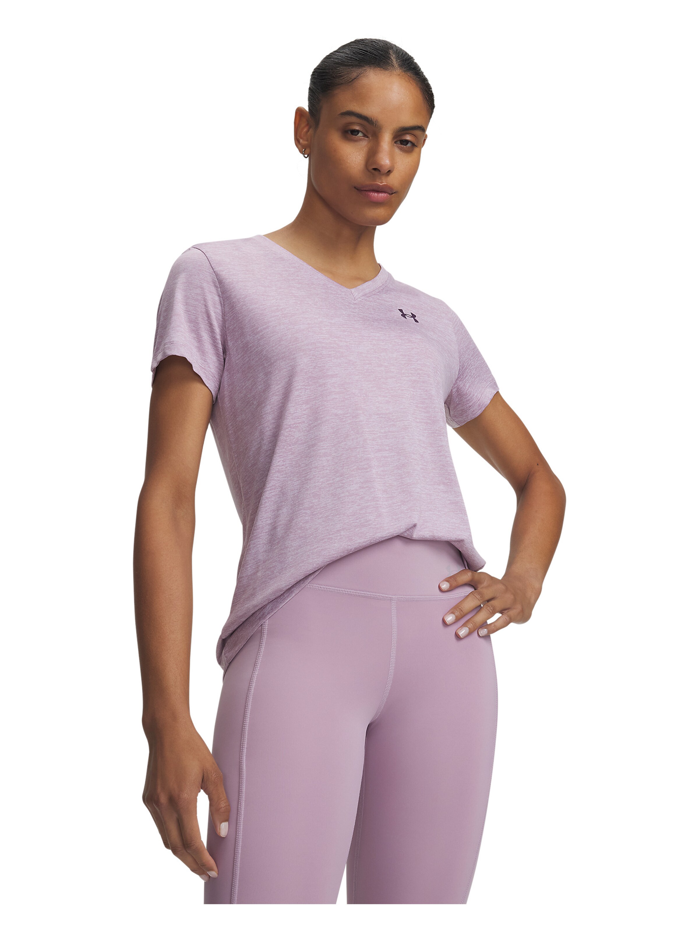 UNDER ARMOUR Functioneel shirt 'Tech Twist' in Roze: voorkant