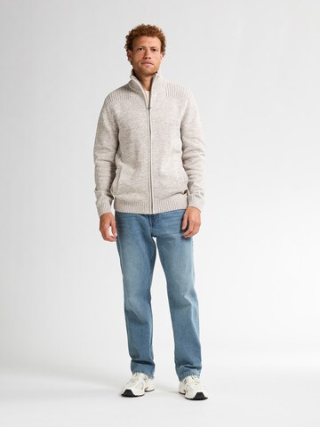 Petrol Industries Knit cardigan in Grey