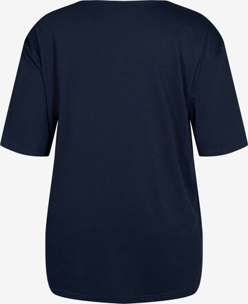 T-shirt 'VCLEO' Zizzi en bleu
