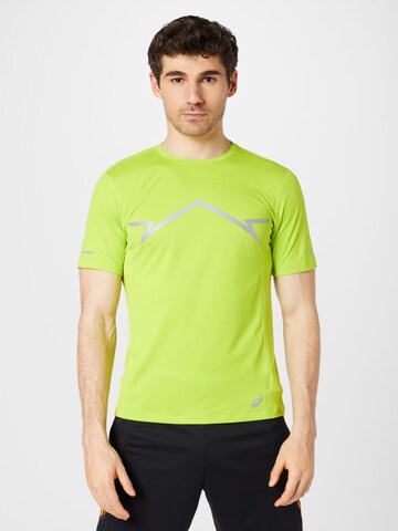 ASICS Funkční tričko 'LITE-SHOW' – zelená: přední strana