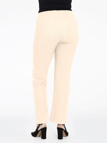 Yoek Regular Pantalon ' Diagonal ' in Roze