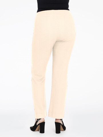 Regular Pantalon à plis ' Diagonal ' Yoek en rose