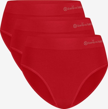 Bamboo basics Slip 'Belle' in Rood: voorkant