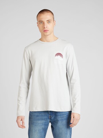 Key Largo Sweatshirt 'NEVADA ADVENTURE' in Grijs: voorkant