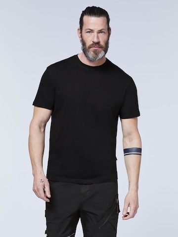 Expand T-Shirt in Schwarz: Vorderseite