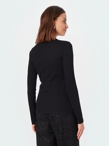 Gina Tricot Shirt in Zwart