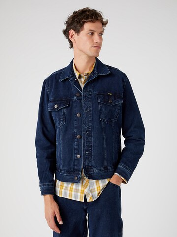 Veste mi-saison 'AUTHENTIC JACKET' WRANGLER en bleu : devant