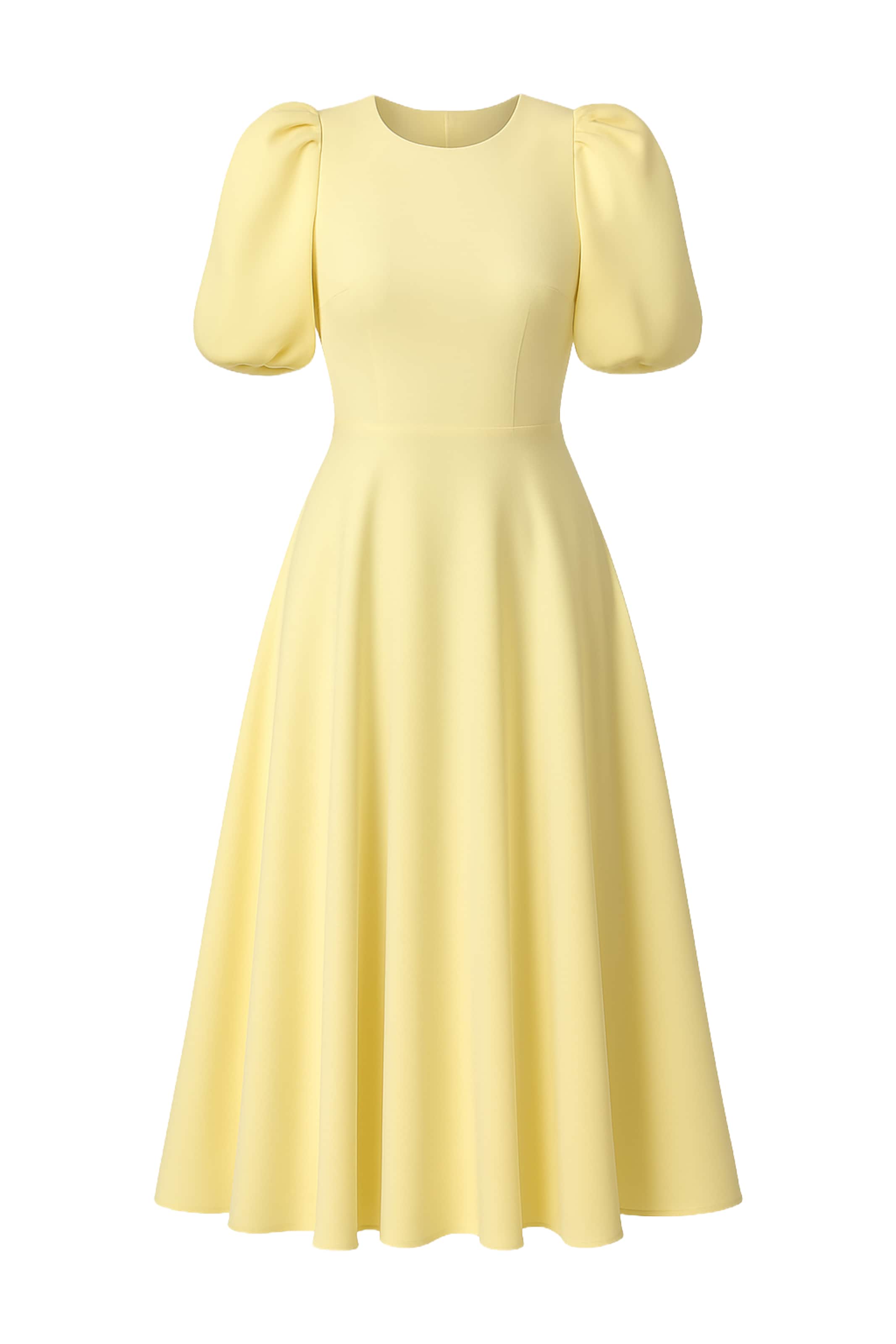 WOMAN VISION Kleid in Gelb: Vorderseite