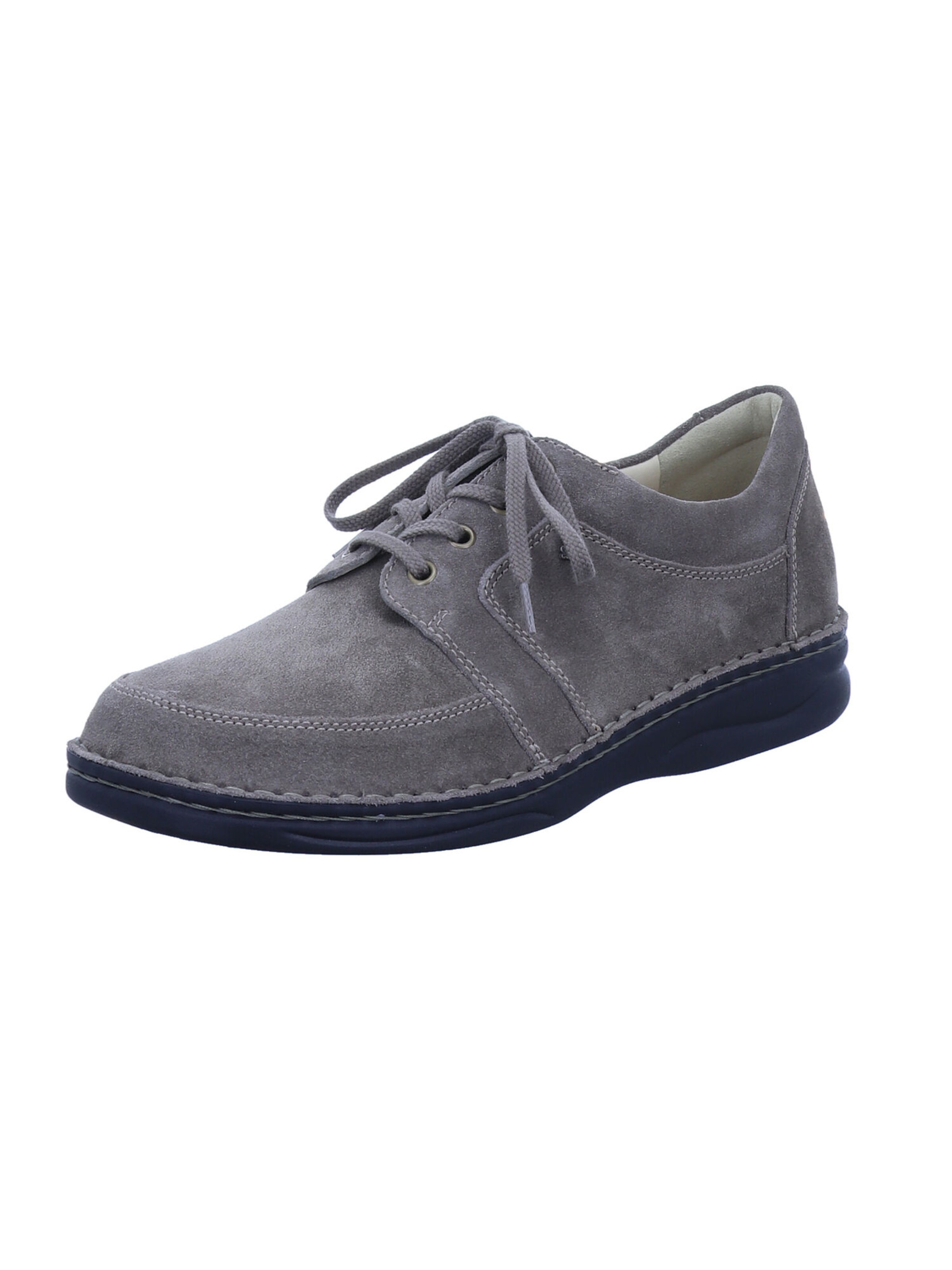 Finn Comfort Lace-Up Shoes 'Norwich' in Grey: front