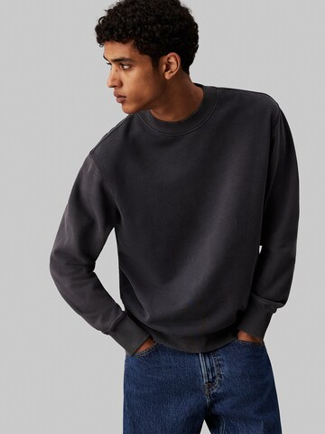 Calvin Klein Jeans Sweatshirt 'Terry' in Grey: front
