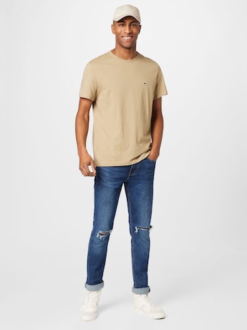 LACOSTE Regular Fit T-Shirt in Beige