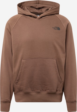 THE NORTH FACE Свитшот 'REDBOX' в Коричневый: спереди
