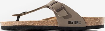 Bayton T-bar sandals 'Mercure' in Grey: front