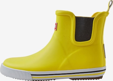 Bottes en caoutchouc Reima en jaune : devant