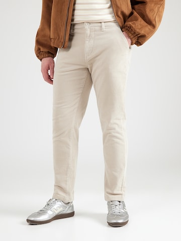 Tapered Pantaloni chino di Lindbergh in grigio: frontale