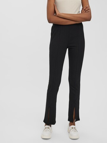 VERO MODA Slimfit Leggings 'Ida' in Zwart: voorkant