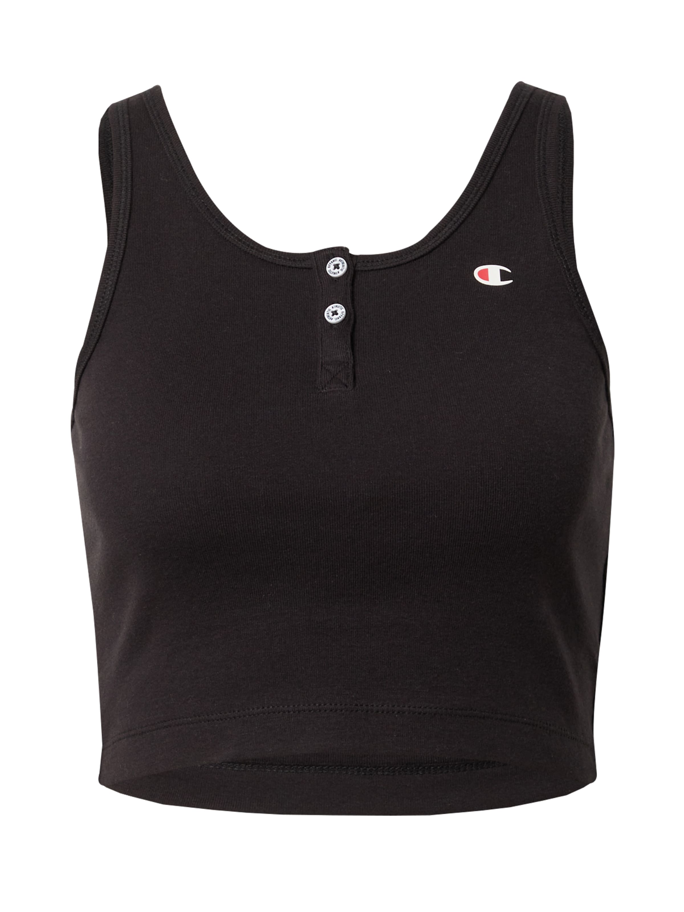 Champion Top in Black: front
