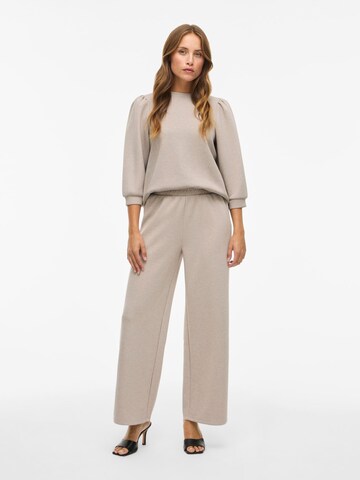 VILA Wide Leg Bukser 'VIReflect' i beige