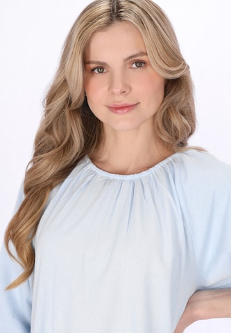 usha WHITE LABEL - Vestido 'Minimalistic' em azul