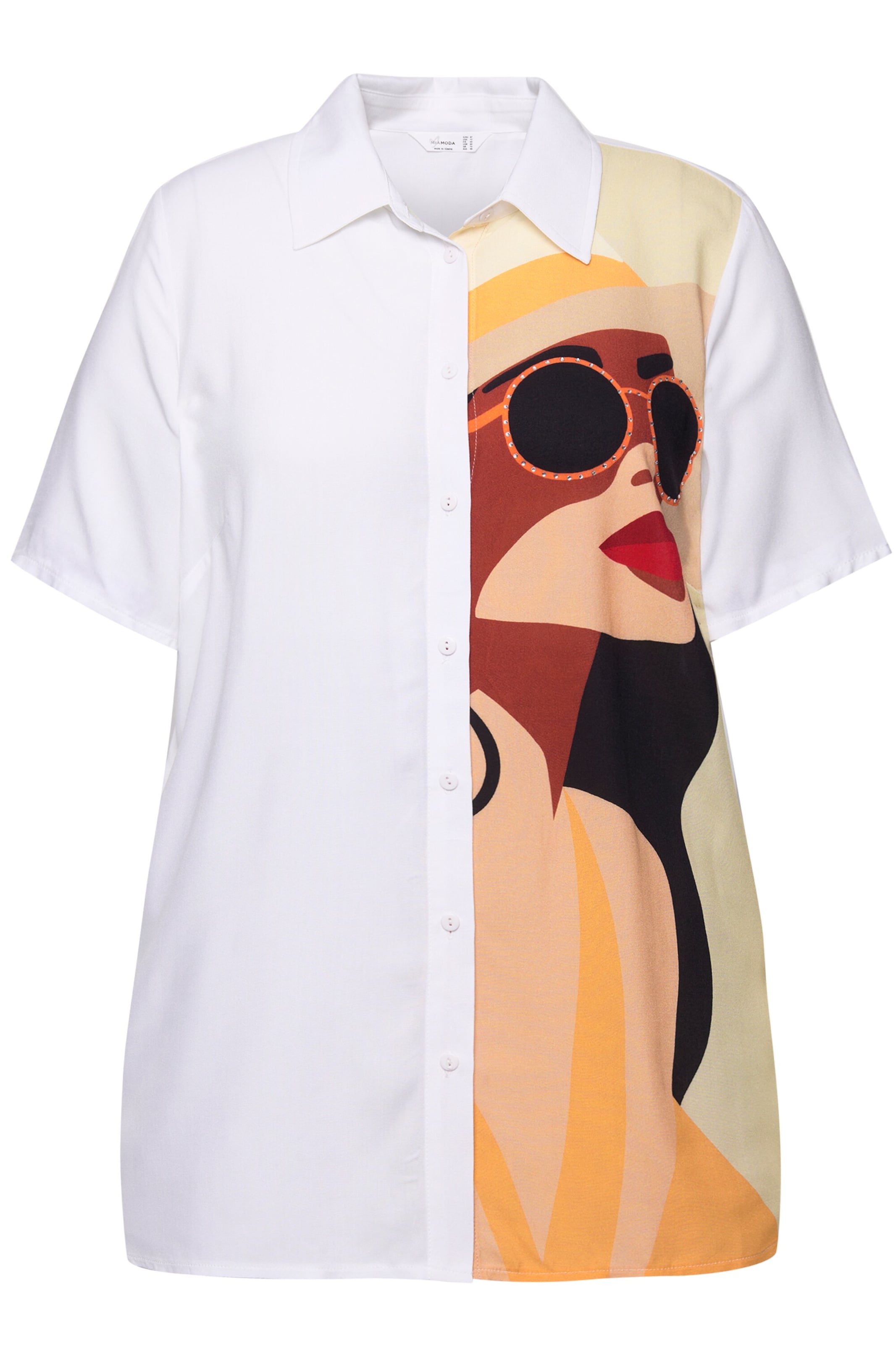 MIAMODA Bluse in Weiß: Vorderseite