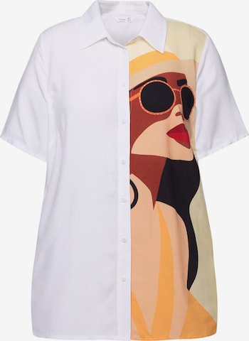 MIAMODA Blouse in White: front