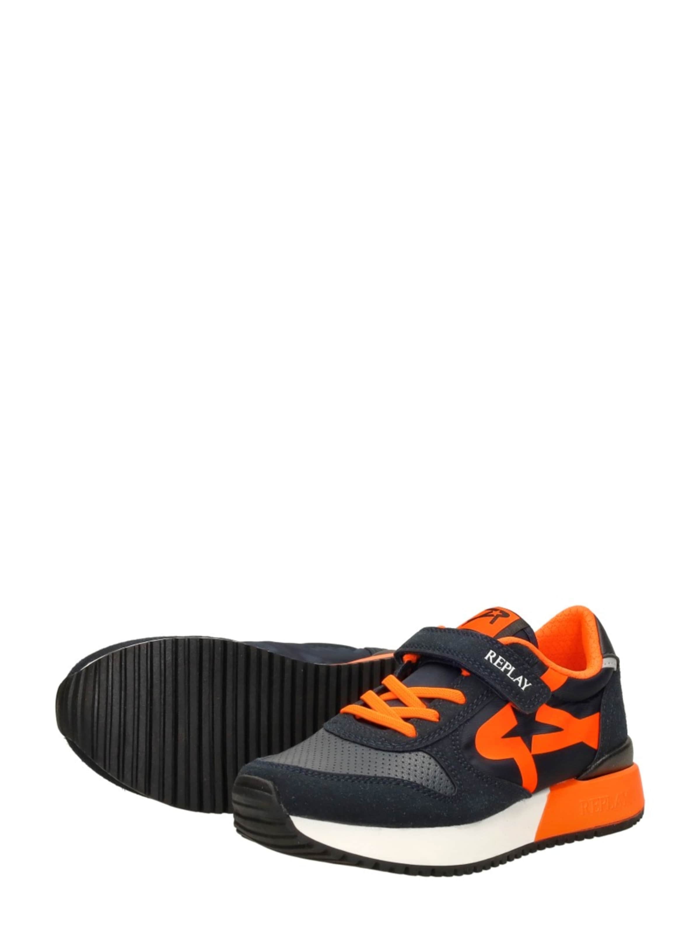 REPLAY Sneakers 'Fiber JR 1' in Blauw